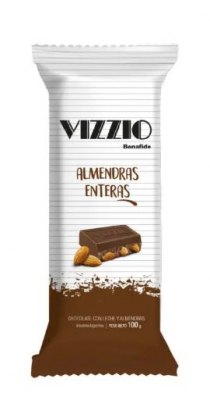 Tableta Vizzio Almendras 100 Gr 