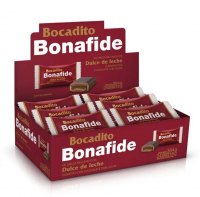 Display bocadito dulce de leche marca Bonafide