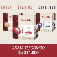 Capsulas Dolce Combo x 2 marca Bonafide