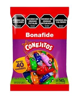 Bolsa conejitos chocolate Bonafide x 140g