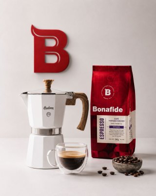 cafetera moka 6 tzs + 1/4 café tostado